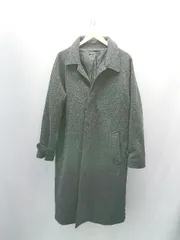 ◇ MONO MART シングルボタン ロング丈 バックスリット 無地シンプル 長袖 コート サイズM ブラック レディース E  【1309040075412】のサムネイル