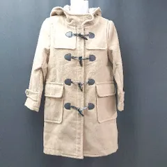 ■ repipiarmario レピピアルマリオ フード 前チャック閉め 冬物 長袖 ピーコート サイズXS ベージュ レディース E  【1309250019060】のサムネイル