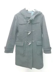 ◇ URBAN RESEARCH ROSSO 無地 フルジップ フーディー 長袖 ダッフルコート サイズFREE ブラック レディース E  【1309250031857】のサムネイル