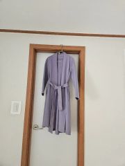 14AW コムデギャルソン 総レース キュプラ切替 ロングコート ブラック