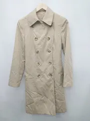 ◇ ◎ COMME CA ISM コムサイズム シンプル 通勤 OL 長袖 トレンチコート サイズＭ ベージュ レディース P  【1310020007804】のサムネイル
