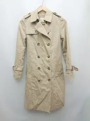 ◇ ◎ fredy emu フレディエミュ シンプル 無地 通勤 長袖 トレンチコート サイズ36 ベージュ レディース P  【1310020009815】のサムネイル
