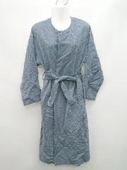 ◇ ◎ JEANASIS ジーナシス ノーカラー ナチュラル 長袖 ジャケット コート サイズF ブルー系 レディース P  【1310020016424】