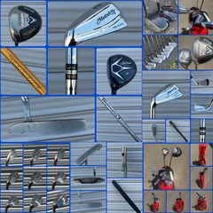 ❺❼-1705-L001【送料込み】【超ハード】【Xシャフト】【キャロウェイ】【タイトリスト】【レフティー】ドライバー、スプーン、アイアン(3〜9、Pw、Sw)、パターのセットにおまけ色々のサムネイル