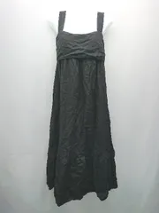 ◇ AZUL BY MOUSSY バックオープンデザイン リボン おしゃれ ロング ワンピース サイズM ブラック レディース E  【1310050044503】のサムネイル