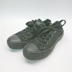 ◇ CONVERSE オールスター ローカット ロゴワンポイント カジュアル スニーカー サイズ23 ブラック レディース E  【1310050042837】のサムネイル