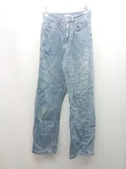 ◇ apres jour カジュアル シンプルウォッシュ加工 ハイウエスト デニムパンツ サイズS ライトブルー レディース E  【1310300001188】のサムネイル