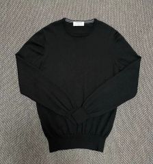 JOHN SMEDLEY ジョンスメドレー 30Gウールニット ヘンリーネック 