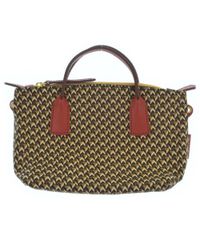 BONIA ボニア 総柄ロゴ 2way レザー ショルダーバッグ ハンドバッグ 