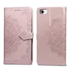 / / iPhone7 / iPhone8 ケース (2020) 第2世代 手帳型 SE SE ノートブック型携帯電話保護カバー多機能携帯電話ホルスター財布携帯電話ホルダーバンプパターンテクスチャ耐久性摩擦耐性携帯電話ケース男性と女性に適した多色オプション i