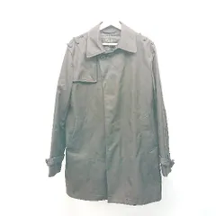 ◇ m.f.editorial シンプル 通勤 ビジネス フロントボタン 長袖 トレンチコート サイズLL ブラウン レディース E  【1310300018780】のサムネイル