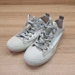 ◇ CONVERSE コンバース 1CK340 スペースウォーク OX スニーカー サイズ24.0 シルバー レディース E  【1310300033691】のサムネイル