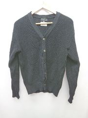 ◇ ANTIQULOTHES 안티 클로즈 V 넥 캐주얼 긴 소매 가디건 사이즈 M 블랙 남성 P [1402160004062]