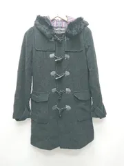 ◇ MARY QUANT マリークヮント LONDON ラビットファー 2WAY 長袖 ダッフルコート サイズ38 ブラック レディース P  【1402160008886】のサムネイル
