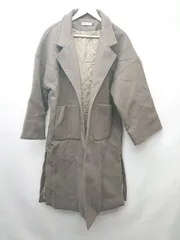 ■ ◎ Girly Doll ガーリードール ロング ボリュームスリーブ サイドスリット 長袖 コート サイズXL グレー系 レディース P  【1402160013217】のサムネイル