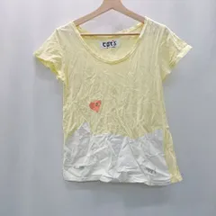 ◇ TSUMORI CHISATO ツモリチサト cat's コーデ スカート デニム フェミニン 半袖 Ｔシャツ サイズ2 イエロー レディース E  【1402200007893】のサムネイル