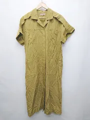 ◇ ◎ ●未使用● BEAMS LIGHTS ビームス ライツ 半袖 膝下丈 シャツワンピース サイズ38 イエロー系 レディース P  【1402270007182】のサムネイル