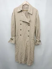 ◇ ◎ apres jour アプレジュール ロング シンプル 無地 通勤 OL 長袖 トレンチコート サイズF ベージュ レディース P  【1402270010120】のサムネイル