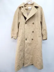 ■ ◎ Ray Cassin レイカズン チェック ロング バックスリット 長袖 コート サイズF ベージュ系 マルチ レディース P  【1403110012533】のサムネイル
