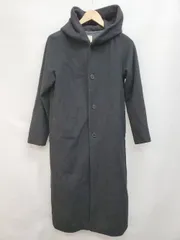 ◇ Khaju カージュ フード ロング ウール混 シンプル 長袖 コート 表記なし ブラック レディース P  【1403110010478】のサムネイル