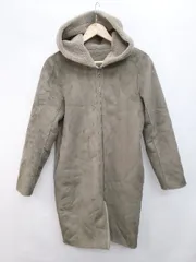 ◇ TIENS ecoute ティアンエクート リバーシブル ロング 長袖 ブルゾン サイズ02 カーキ系 グレージュ系 レディース P  【1403110010393】のサムネイル
