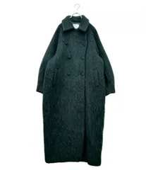アメリ コート モヘア ウール オーバーサイズ 長袖 フロントボタン DEFORMATION COLLAR SHAGGY COAT 01220761140 レディース SIZE M AMERIのサムネイル