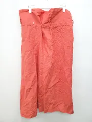 ◇ ◎ Plage de charme プラージュ ドゥ シャルム ハイウエスト カジュアル ワイド パンツ サイズ34 レッド レディース P  【1403180005978】のサムネイル