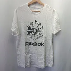 ◇ Reebok CLASSIC リーボッククラシック コットン100％ 半袖 Ｔシャツ サイズXO ホワイト系 メンズ E  【1404240016576】