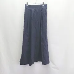 ◇ BEAMS BOY ビームス ボーイ バックウエストゴム ロング丈 フレア スカート サイズ表記なし ネイビー レディース E  【1404240026438】のサムネイル