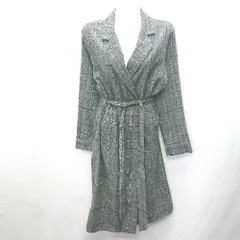 ◇ ◎ OPAQUE.CLIP オペークドットクリップ チェック柄 長袖 スプリングコート サイズM グレー系 レディース E  【1404240025301】のサムネイル
