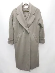■ select MOCA セレクト モカ ダブルボタン ロング 長袖 チェスターコート サイズＭ チャコールグレー系 レディース P  【1404250012100】のサムネイル
