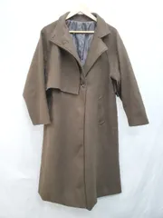 ◇ ◎ select MOCA セレクト モカ ロング バックスリット キレイめ 長袖 コート サイズF ブラウン レディース P  【1405090017423】のサムネイル