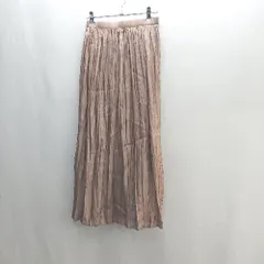 ◇ ◎●未使用● AZUL BY MOUSSY アズールバイマウジー ロング丈 フレア スカート サイズS ピンクゴールド系 レディース E  【1405140006544】のサムネイル
