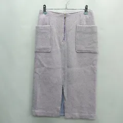 ◇ BABYLONE バビロン 膝下丈 タイトスカート スカート サイズ38 パープル系 レディース E  【1405140019650】のサムネイル