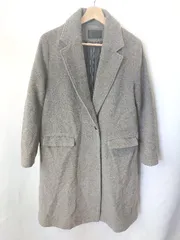 ■ MURUA ムルーア ロング丈 厚手 秋 冬 キレイめ 長袖 チェスター コート サイズ１（S） グレー レディース E  【1405140038156】のサムネイル