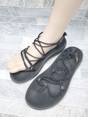 ◇ Teva テバ サンダル サイズW7 ブラック レディース P 【1405230001237】