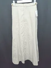 ◇ ◎ ●新品● natural couture タグ付き スカート サイズL ライトベージュ レディース P  【1405290001468】のサムネイル