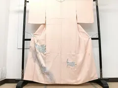 平和屋着物■訪問着　蘇繍　刺繍　更紗花唐草孔雀文　暈し染め　金銀糸　正絹　逸品　CABG6963xi