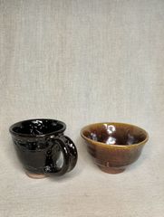蕎麦猪口 作家 大塚健一 2個セット/益子焼 - メルカリ