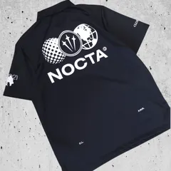 極美品 NIKE GOLF × NOCTA DRAKE 希少コラボ 別注 ポロシャツ モノトーン ブラック メンズ ゴルフウェア ゴルフシャツ ナイキゴルフ ノクタ ドレイク 半袖 ショートスリーブ マルチロゴ デカロゴ 両面ロゴ メンズ ユニセックスのサムネイル