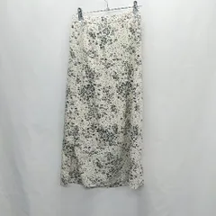 ◇ N. Natural Beauty Basic 花柄 フラワー ウエストゴム ロング丈 フレア スカート サイズM ベージュ系 レディース E  【1406050072124】のサムネイル