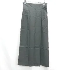 ◇ JUNOAH ロング丈 タイト スカート サイズL ブラック レディース E  【1406050083069】
