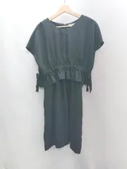 ◇ OPAQUE.CLIP オーペクドットクリップ ノースリーブ 膝丈 ワンピース サイズM ブラック系 レディース E  【1406050096403】のサムネイル