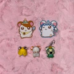 やや汚れ有】とっとこハム太郎 ぬいぐるみ 4体セット 平成レトロ