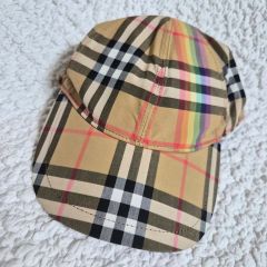 BURBERRY レインボーチェック ベースボールキャップ M/L - メルカリ