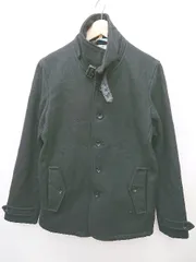 ◇ JUNRed ジュンレッド シンプル ウール混 ショート丈 長袖 コート ジャケット サイズ1 ブラック メンズ P  【1406110017447】のサムネイル
