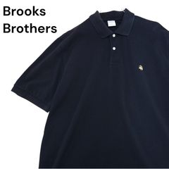 XL】Brooks Brothers ブルックスブラザーズ ポロシャツ ブラック