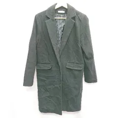◇ THE SHOP TK ザ ショップ ティーケー 長袖 チェスターコート サイズM ブラック レディース E  【1406180068226】のサムネイル