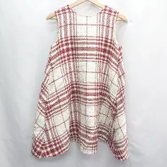 ◇ JILL STUART ジル スチュアート - ミニ丈 ワンピース サイズ2 アイボリー系 ボルドー レディース E  【1406180069346】