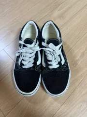 キッズVANS オールドスクール ブラック スニーカー 210